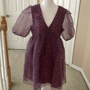 Puffy sleeve - mini dress